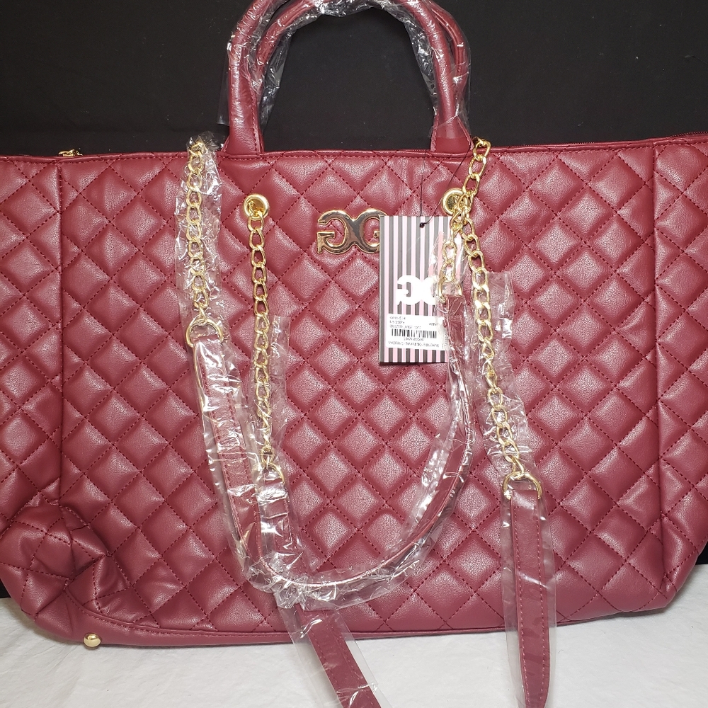 Gilda Paris NWT Wine Red Tote/Shoulder bag